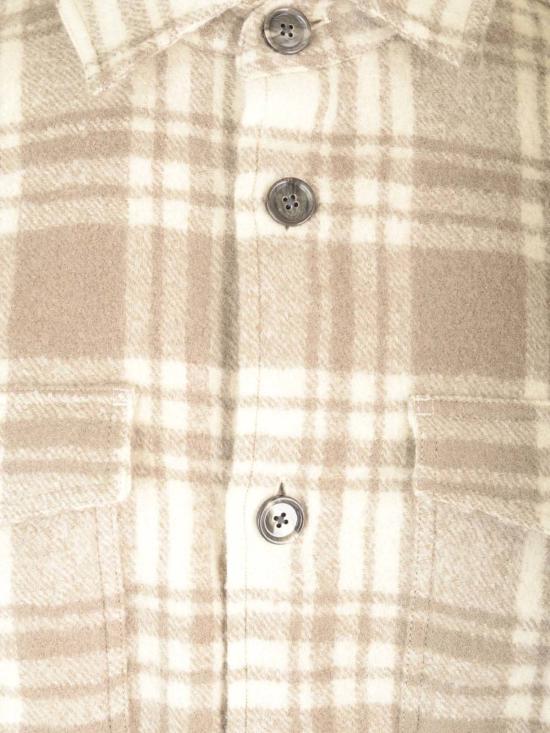  아미 셔츠 알렉상드르 마티우시 플란넬 오버셔츠 멀티컬러 - AMI