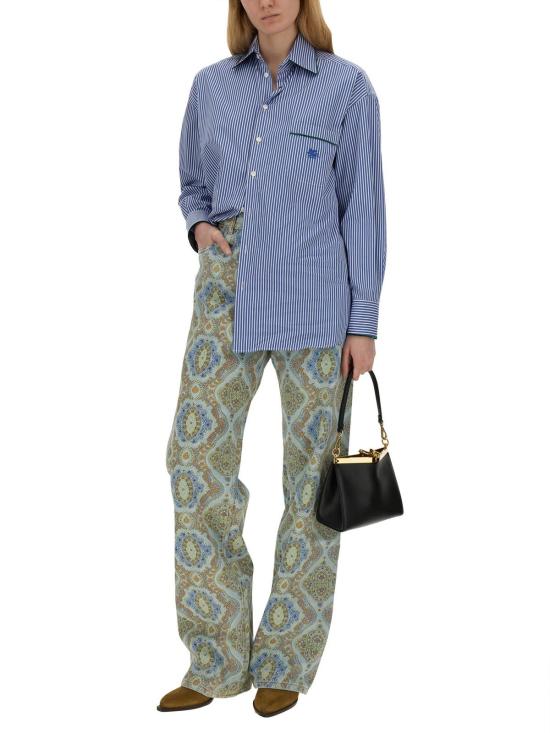  에트로 데님 팬츠 Etro Jeans Con Stampa 페이즐리 진 멀티 - ETRO