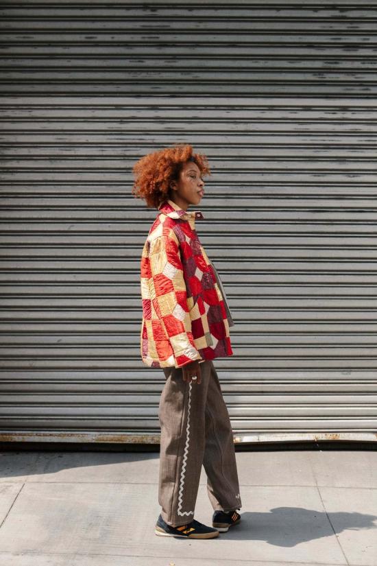  카린 데님 팬츠 칼린 릴렉스드 진 실버 릭랙 - CARLEEN