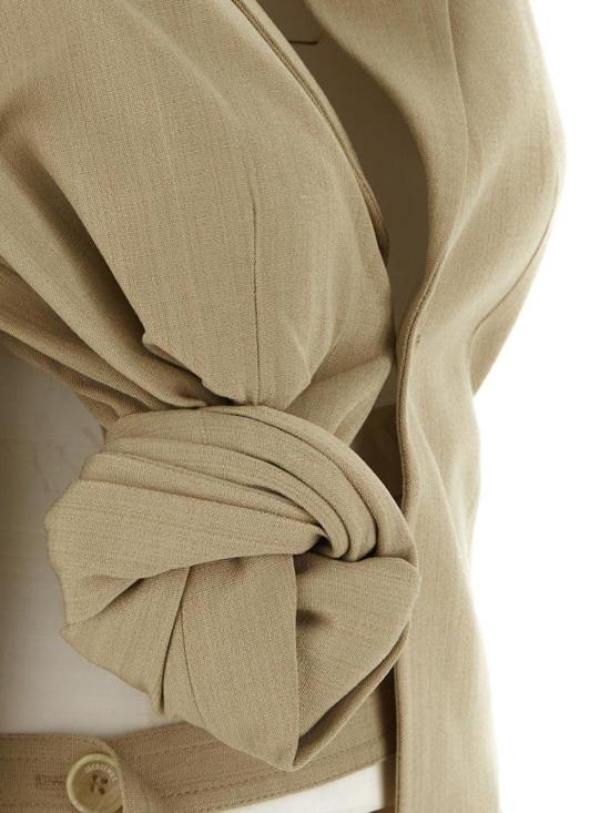  자크뮈스 자켓 Jacquemus La Veste Baccala 재킷 베이지 - JACQUEMUS