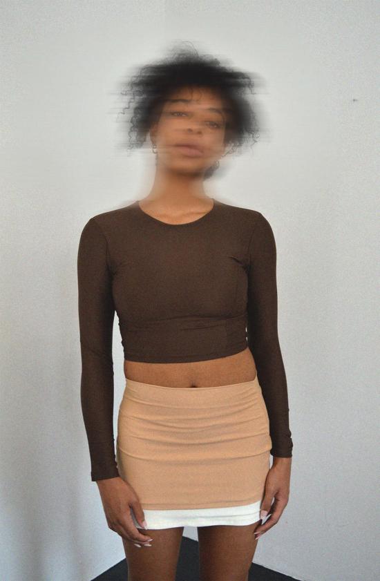  hauslabel 숏 스커트 하우스라벨 하 014 마이크로 미니 스커트 카멜 - OTHER BRANDS