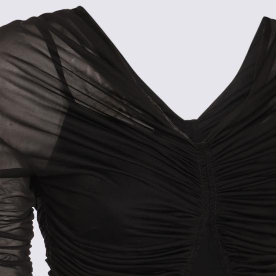  막스마라 롱 원피스 비스코스 맥시 드레스 블랙 - MAX MARA