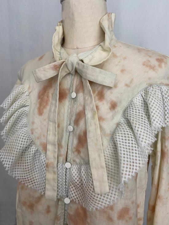  케흘러 오마지오 봄버 자켓 칼레 프레리 버튼다운 내추럴 다이 웰드/매더/인디고 - KAHLER OMAGGIO