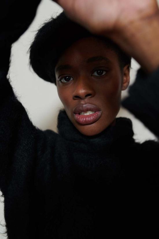  마리아 스탠리 모자 브러시드 베레 느와르 - MARIA STANLEY