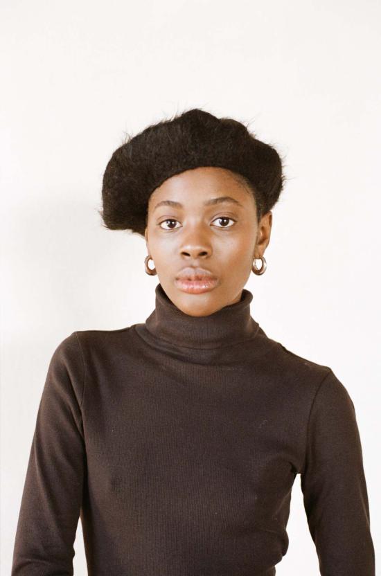  마리아 스탠리 모자 브러시드 베레 느와르 - MARIA STANLEY