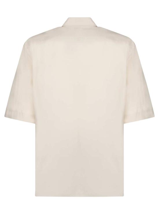  르메르 반팔 셔츠 컨버터블 셔츠 베이지 - LEMAIRE