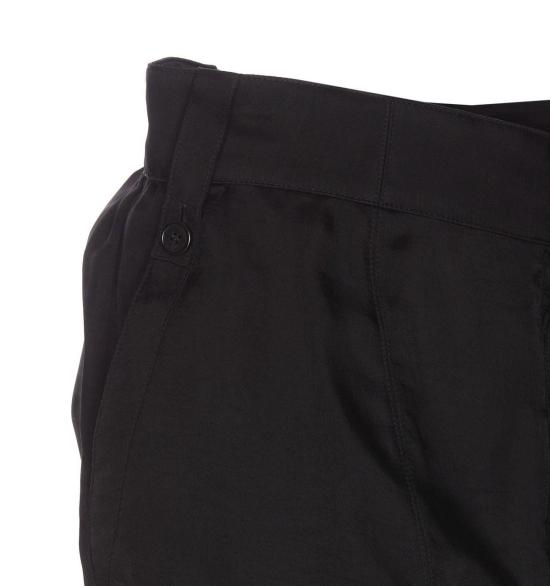  생로랑 미디 스커트 버튼 디테일 펜슬 스커트 블랙 - SAINT LAURENT