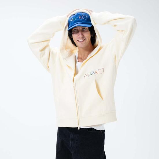  마켓 모자 소프트 스티치 5패널 햇 이집션 블루/버터크림 - MARKET