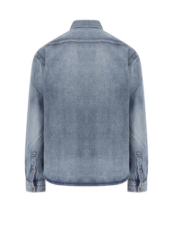  [키즈] 생로랑 데님 셔츠 셔츠 블루 - SAINT LAURENT