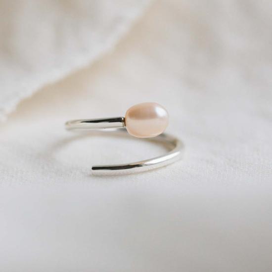  Ten Thousand Villages 반지 만 마을 아티 진주 소용돌이 은 - Ten Thousand Villages