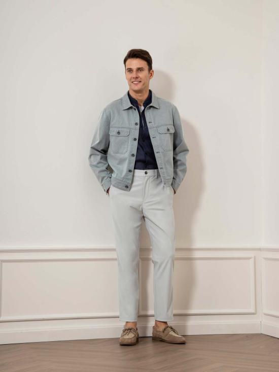  O.N.S 데님 자켓 엘리엇 워시드 트러커 재킷 스틸 블루 - OTHER BRANDS