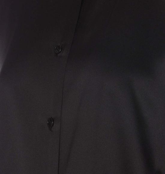  톰포드 긴팔 셔츠 톰 포드 스트레치 실크 새틴 릴렉스핏  블랙 - TOMFORD