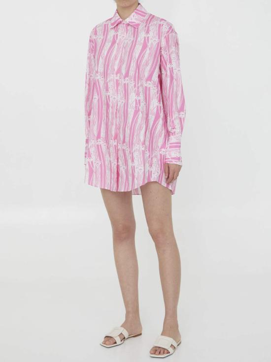  파투 숏 원피스 미니 셔츠 드레스 5054 - PATOU