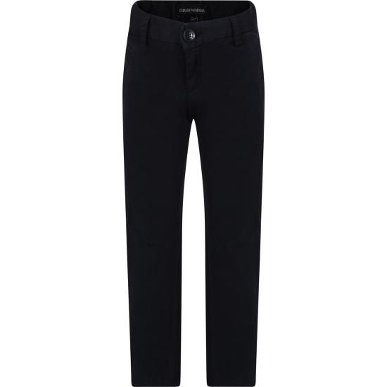  [키즈] 엠포리오 아르마니 트레이닝/조거 팬츠 아동용 로고  (블루) - EMPORIO ARMANI