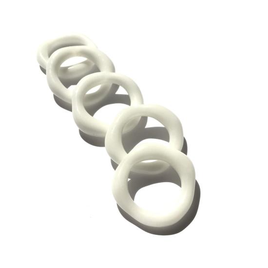  제인 다렌스부르그 반지 제인 다렌스버그 오가닉 밴드 화이트 - JANE DARENSBOURG