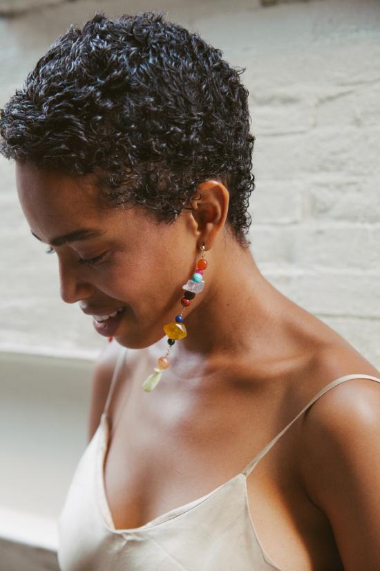  수브니어 이어링 Svnr 핸드메이드 라고스 귀걸이 - SVNR