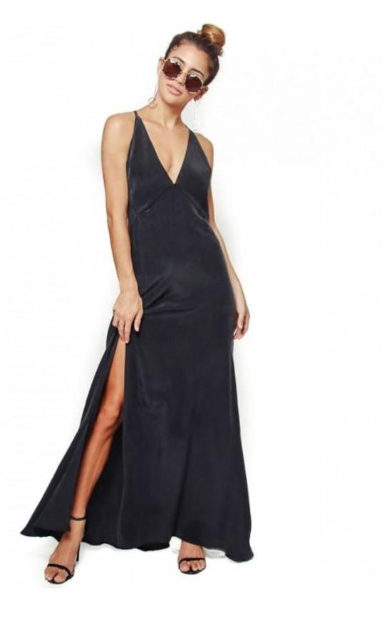  Merritt Charles 롱 원피스 메릿 찰스 파치노 가운 드레스 블랙 - MERRITT CHARLES