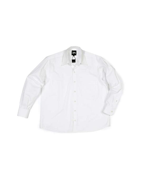  LWN 셔츠 Lwn 애쉬 셔츠 소프트 화이트 플리츠