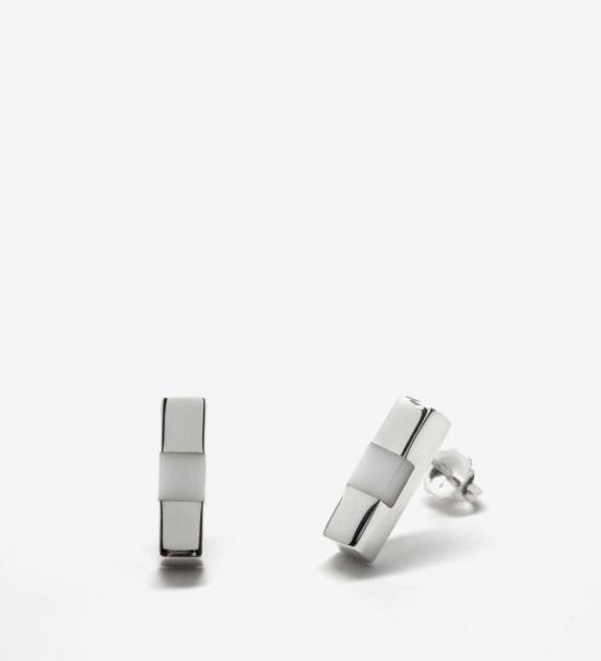  루스 오르티스 이어링 루즈 오르티즈 탈리 귀걸이 실버/화이트