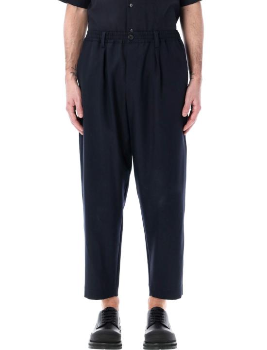  마르니 스트레이트 팬츠 블루블랙