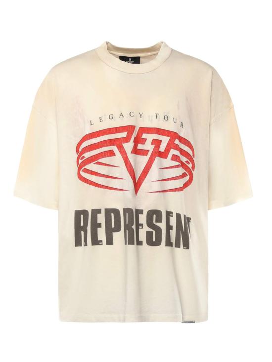  리프레젠트 반팔 티셔츠 리빙 레거시 티셔츠 플랫 화이트