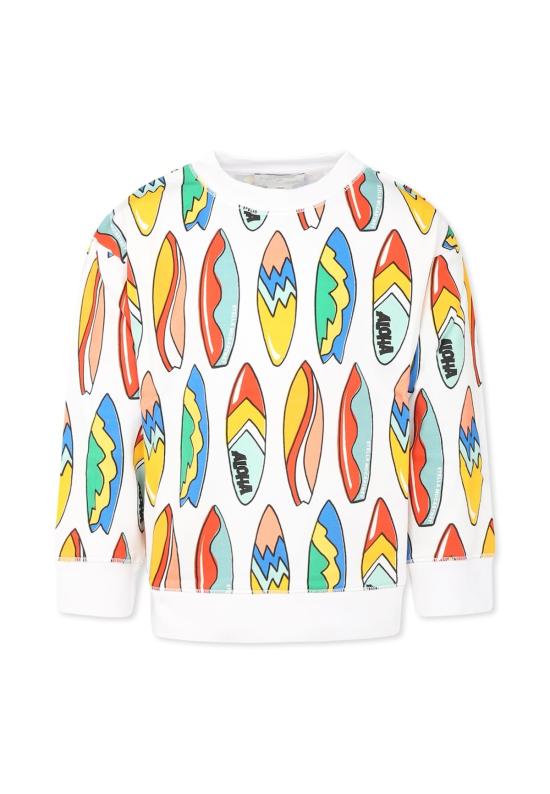  [키즈] 스텔라 맥카트니 풀오버 스텔라 매카트니 아동용 스웨트셔츠 화이트