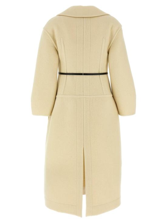  질샌더 트렌치 코트 질 샌더 02 코트 화이트 - JIL SANDER