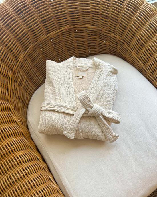  Honest Cotton 라운지 웨어 어니스트 코튼 가을 면 로브 - HONEST COTTON