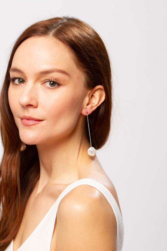  Alajas 이어링 알라자스 리냐 진주 귀걸이 화이트 - OTHER BRANDS