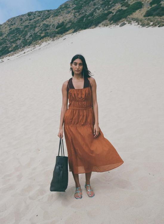  파리 데사이 샌들 데비  블루 메탈릭 - PARI DESAI