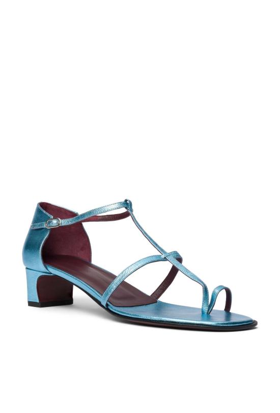 파리 데사이 샌들 데비  블루 메탈릭 - PARI DESAI