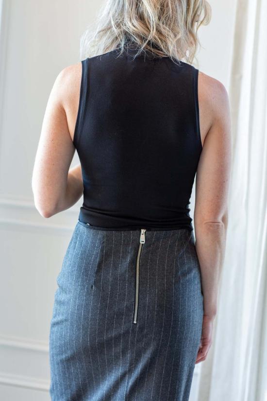  에태르네 블라우스 에테르네 할로우 탑 - ETERNE