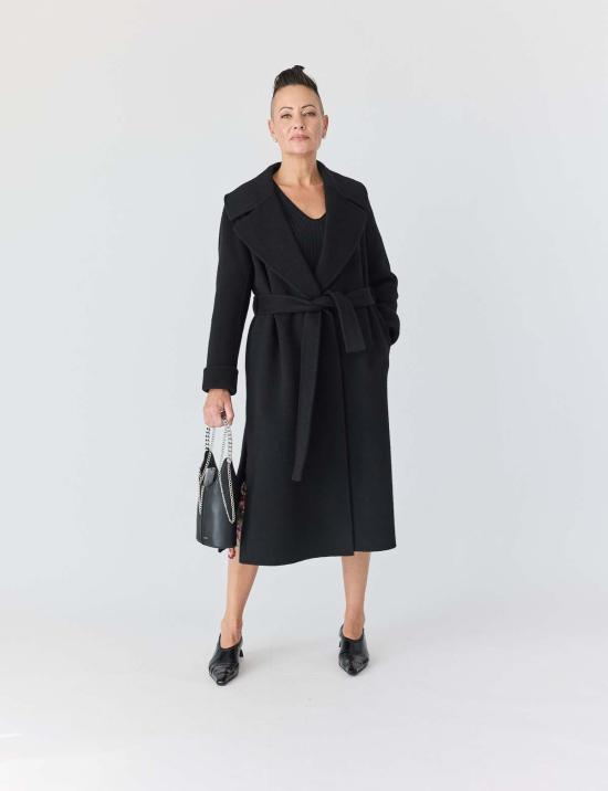  Lindsay Nicholas New York 트렌치 코트 린지 니콜라스 뉴욕 에드위나 코트 블랙 - OTHER BRANDS