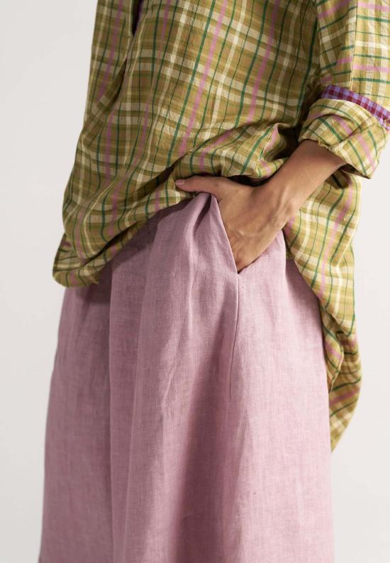  IKKIVI 셔츠 이키비 체크메이트 피크닉 옐로우 체크 셔츠 옐로우 - IKKIVI