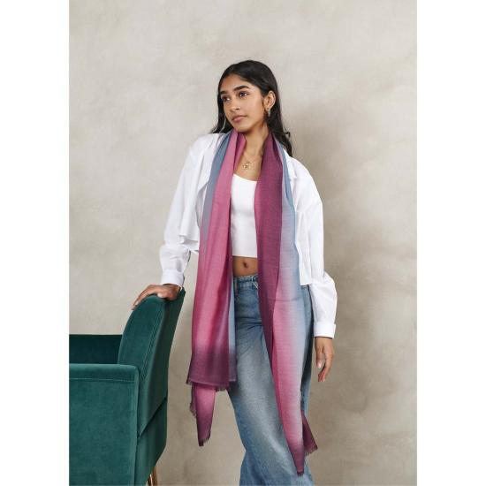  Variously 머플러/스카프 아이리스 헤이즈 스카프 보라색/핑크색 - OTHER BRANDS