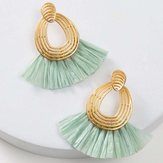  누데이 컬렉션 이어링 눈데이 컬렉션 럭스 라피아