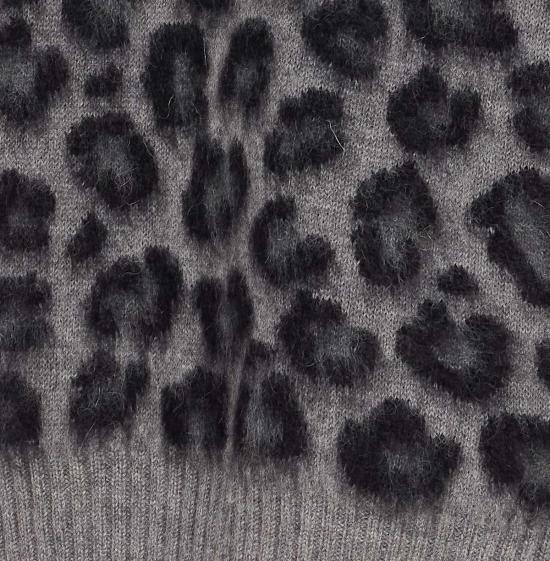  보테가베네타 스웨터 Bottega Veneta 애니멀리어  그레이 - BOTTEGA VENETA