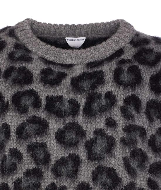  보테가베네타 스웨터 Bottega Veneta 애니멀리어  그레이 - BOTTEGA VENETA