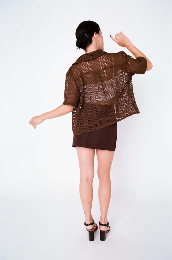  Estrella-Studio 숏 스커트 에스트렐라 스튜디오 럭키 스커트 코코아 - OTHER BRANDS