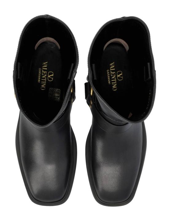  발렌티노 가라바니 부츠 Valentino Garavani Vlogo 시그니처 앵클  블랙 - VALENTINO GARAVANI