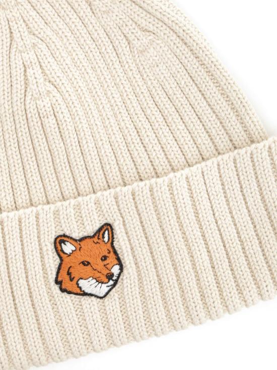  메종키츠네 모자 메종 키츠네 코튼 햇 베이지 - MAISON KITSUNE