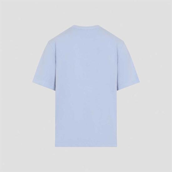  자크뮈스 반팔 티셔츠 피그멘토 티셔츠 라이트 블루 - JACQUEMUS