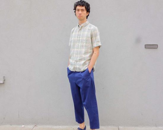  Steven Alan 반팔 셔츠 스티븐 앨런 컬리지 반팔 셔츠 - OTHER BRANDS