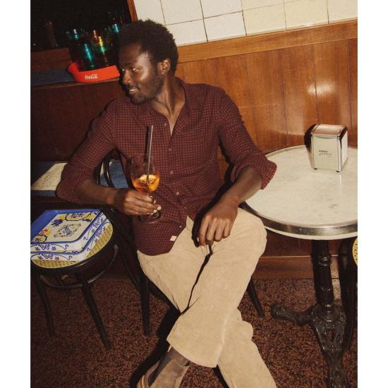  Marine Layer 긴팔 셔츠 마린 레이어 타호 플란넬 - OTHER BRANDS