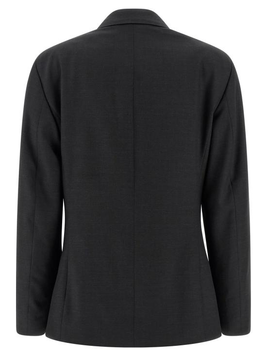  르메르 수트 자켓 더블 브레스트 테일러드 블레이저 블랙 - LEMAIRE