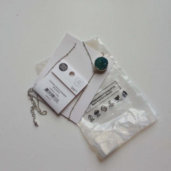  Ten Thousand Villages 목걸이/팬던트 만 개의 마을 차탄 지오드 펜던트 목걸이 - OTHER BRANDS