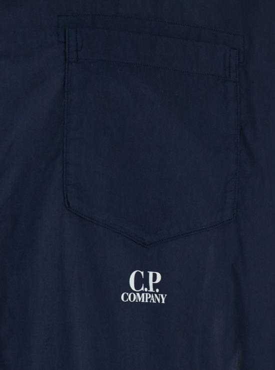  씨피 컴퍼니 긴팔 셔츠 C.P. 회사  블루 - C.P. COMPANY