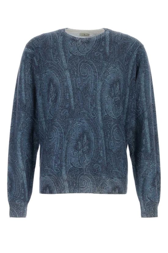  에트로 스웨터 자수 실크 블렌드  X0883