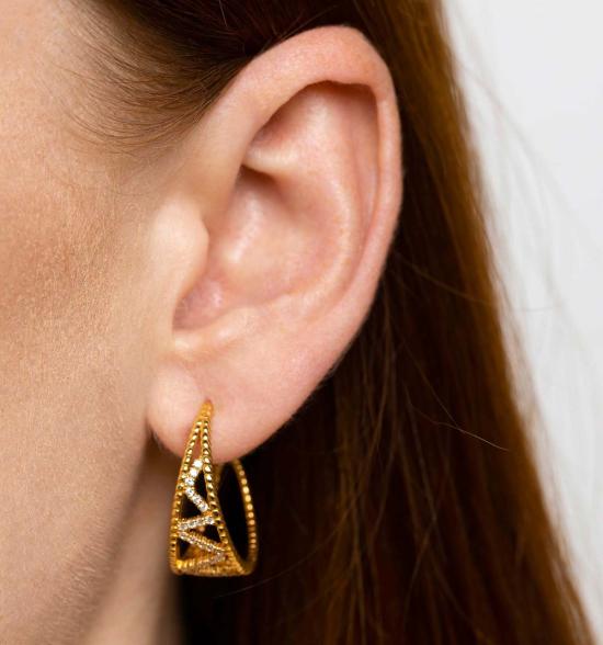  몬세라트 뉴욕 이어링 온다 후프스 - MONTSERRAT NEW YORK