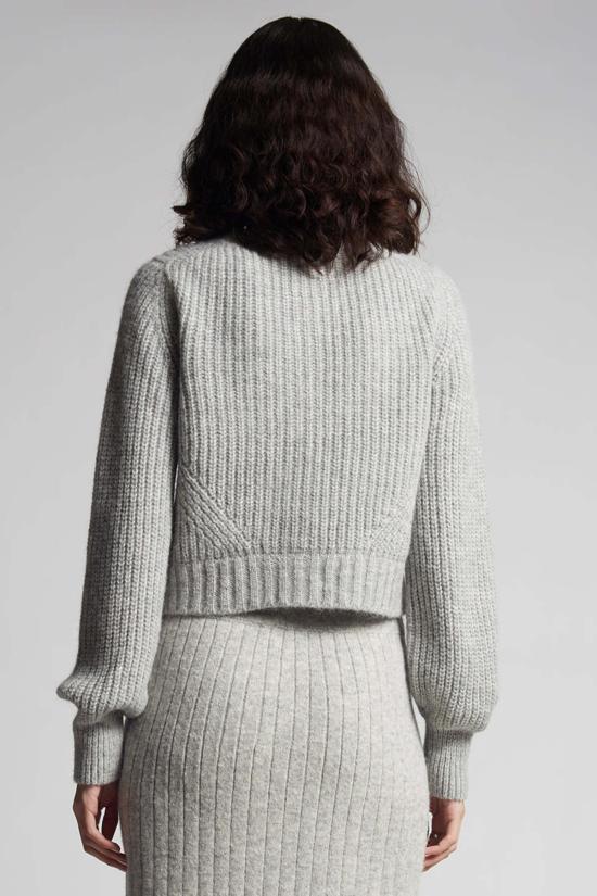  일레븐 식스 가디건 베카 카디건 페일 그레이 멜란지 - ELEVEN SIX